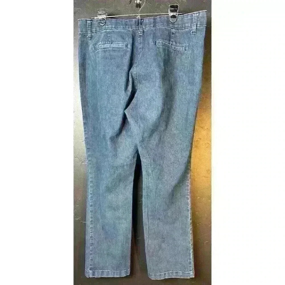 St John's Bay Jeans Women's size 14 Straight Leg High Rise Stretch - Picture 3 of 9